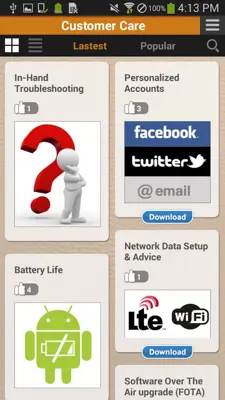 Samsung Galaxy Help android App screenshot 5